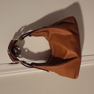 GUCCI, Leather, Handbag, Horsebit Brown/Oak